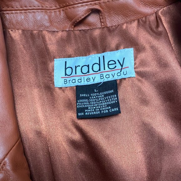 NEW Bradley Bayou Quilted Panel Leather Jacket - Picture 4 of 9